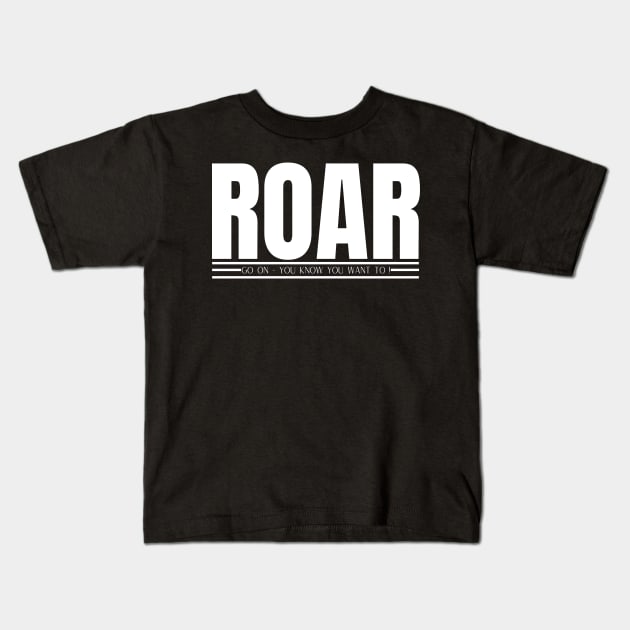 ROAR Kids T-Shirt by My Tiny Apartment